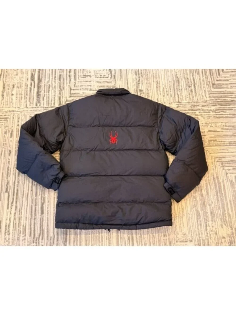 SPYDER boys size 14 black Winter puffer coat